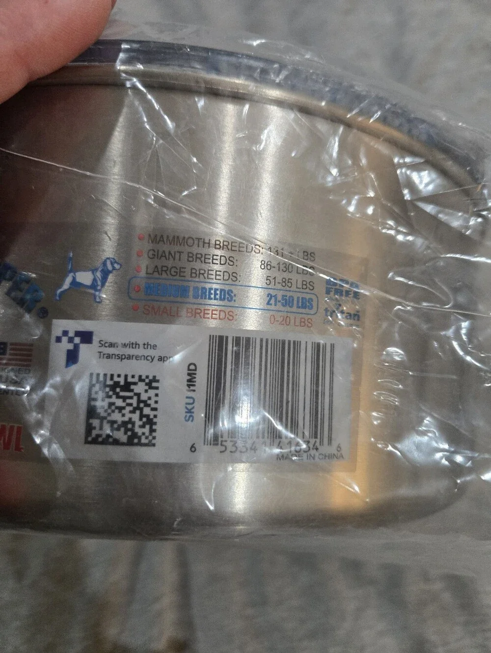 Slopper Stopper Dog Bowl With Lid NEW Stainless No Mess Drinking Bowl
